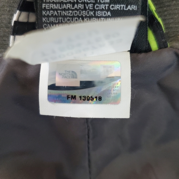 THE NORTH FACE Kids Zipline Rain Jacket Kids Black Multicolor Size Large - Picture 10 of 10